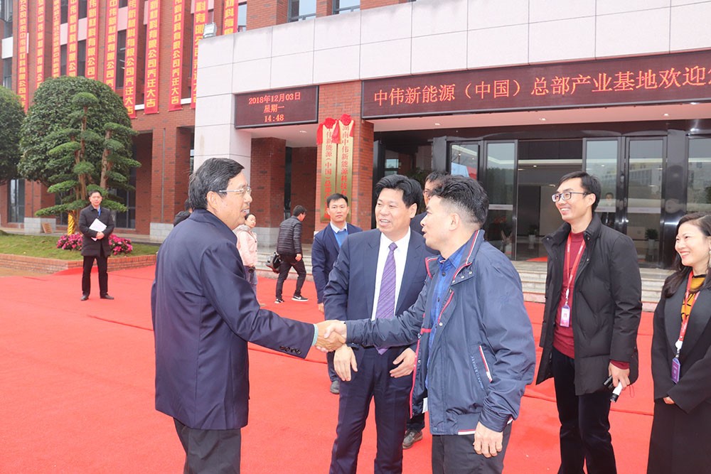 宁乡经济技术开发区建区20周年参观团到访CA88官方网站新能源（中国）总部产业基地