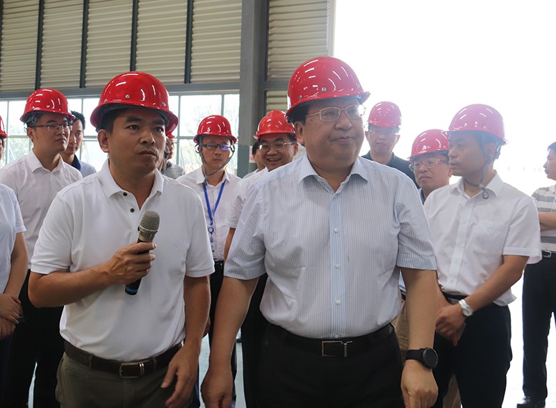湖南省常务副省长陈向群调研CA88官方网站新能源（中国）总部产业基地