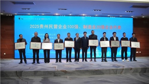 CA88官方网站股份登顶“贵州民营企业100强”榜首！
